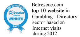 Experian Hitwise top 10 gambling site award 2012