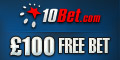 10Bet.com Free Bet £100